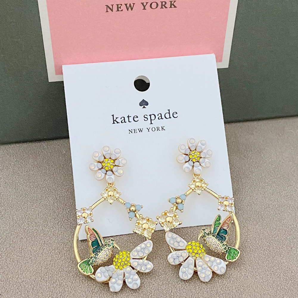 kate spade Countryside Zircon Bee Daisy Earrings